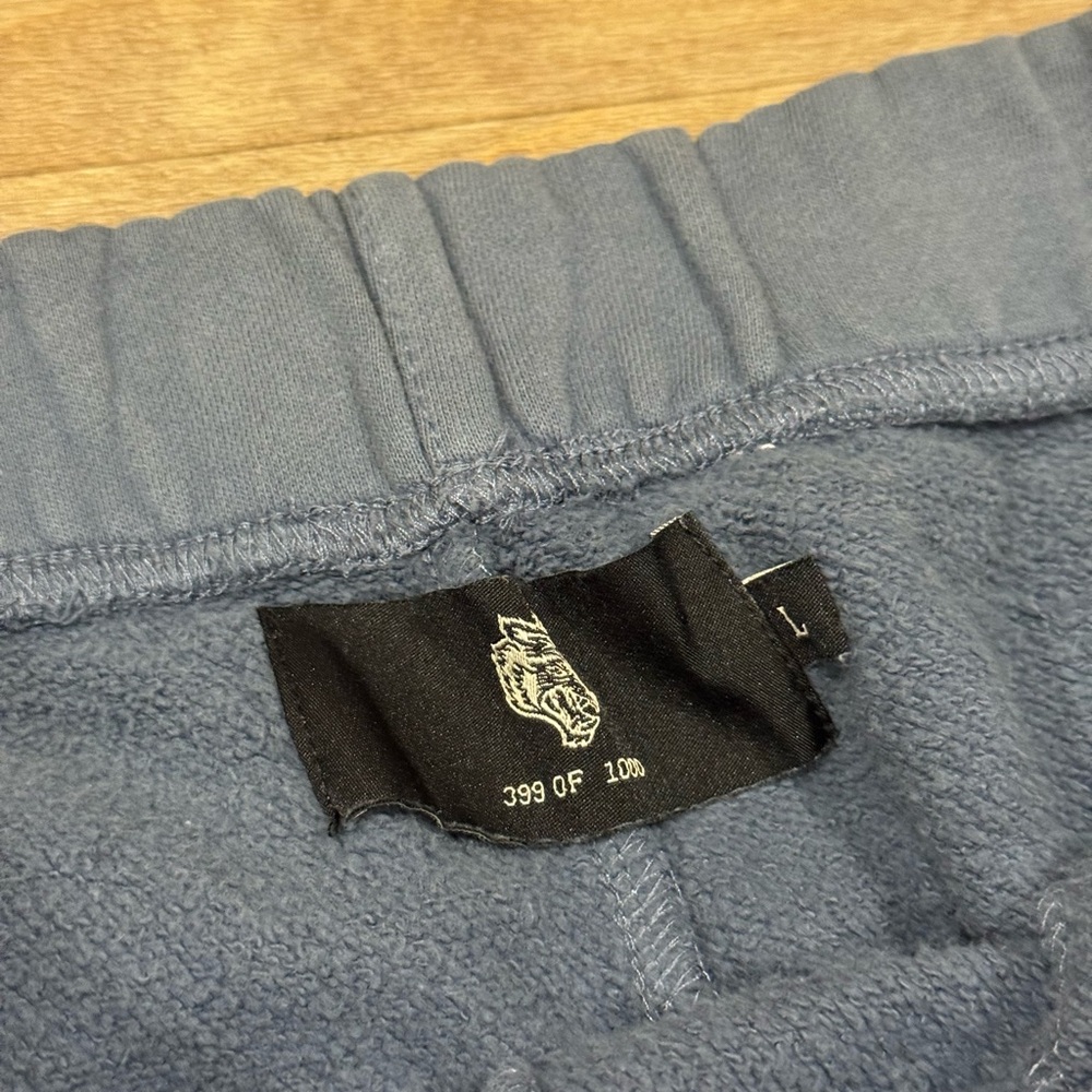 Darc Sport Wolves Cerberus Biglow Cargo Sweatpants Dust Blue Grey Size Large - Picture 2 of 4